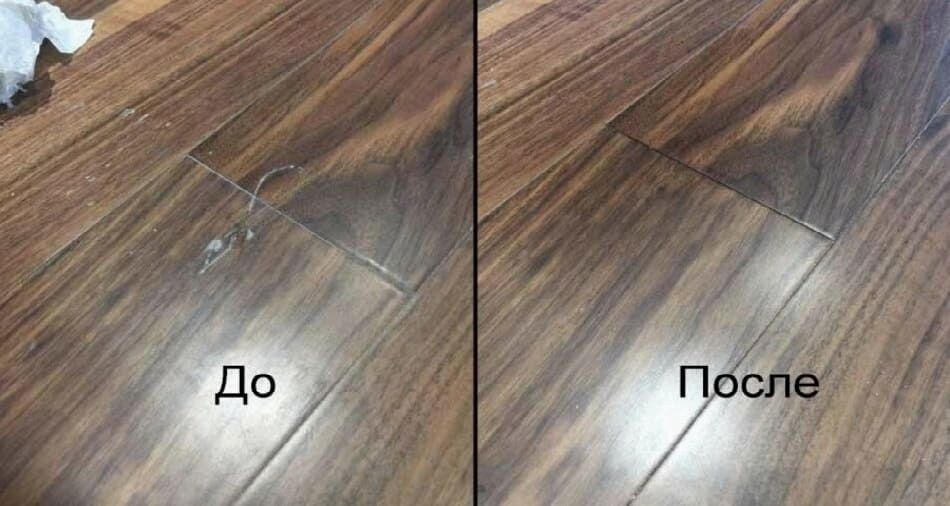 Как восстановить исцарапанную поверхность лакированного пола