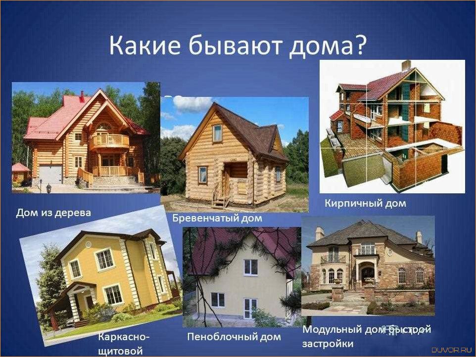 (виды, загородных, домов, названия) Виды загородных домов и их названия