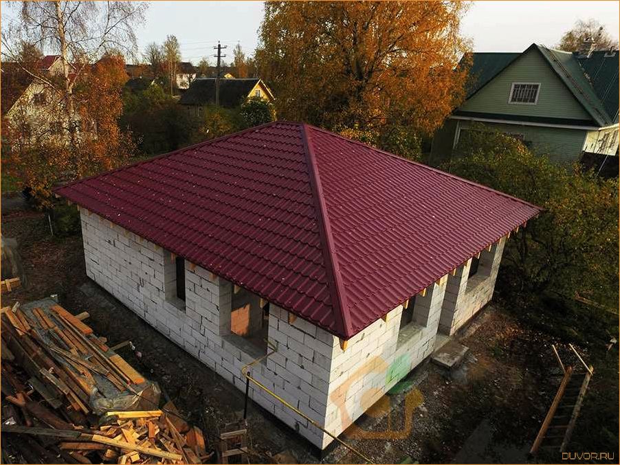 Крыша конверт преимущества и особенности конструкции